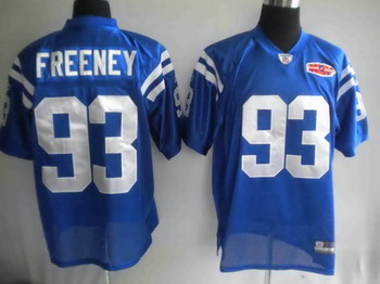 Super bowl Indianapolis Colts 93 FREENEY blue Jerseys
