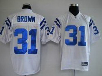 Jerseys Indianapolis Colts 31 BROWN white