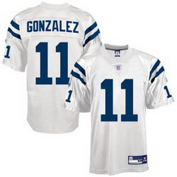 Cheap Jerseys Indianapolis Colts 11 GONZALEZ white For Sale