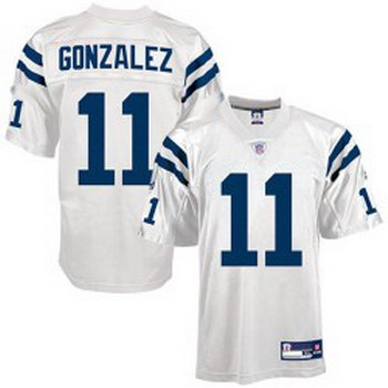 Jerseys Indianapolis Colts 11 GONZALEZ white