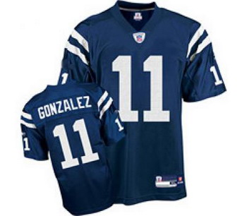 Indianapolis Colts 11 Anthony Gonzalez blue