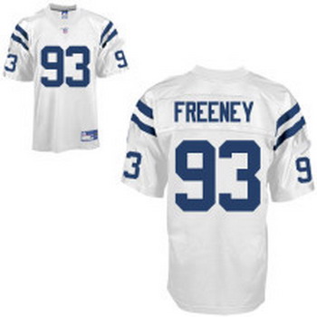 Cheap Indianapolis Colts 93 Dwight Freeney White For Sale