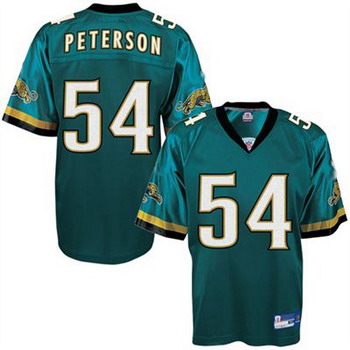 Cheap Jacksonville Jaguars 54 Mike Peterson green Football Jersey For Sale