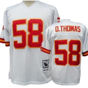 Kansas City Chiefs 58 Derrick Thomas White Jersey
