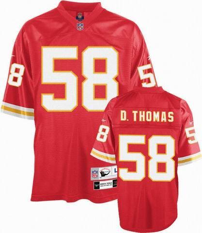 Kansas City Chiefs 58 Derrick Thomas Red Jersey