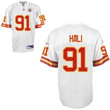 Kansas City Chiefs 91 Tamba Hali White Jersey