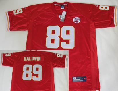 Kansas City Chiefs 89 Baldwin Red NFL Jerseys