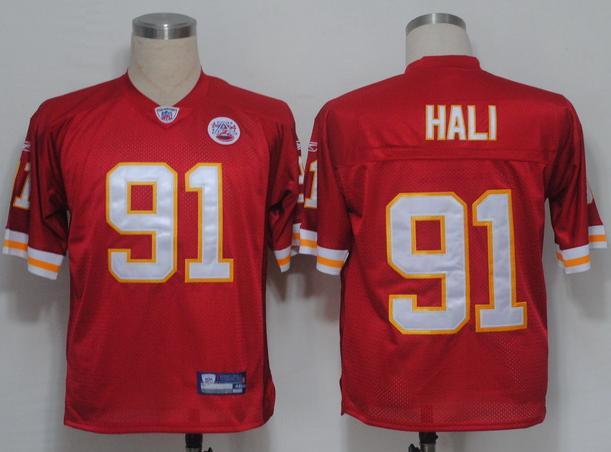 Cheap Kansas City Chiefs 91 HALI Red NFL Jerseys For Sale