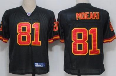 Cheap Kansas City Chiefs 81 Tony Moeaki Black Jersey For Sale