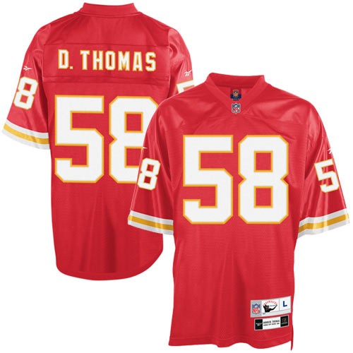 Kansas Ciy Chiefs 58 D.Thomas Red jersey