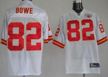 Kansas City Chiefs 82 Dwayne Bowe White Jersey