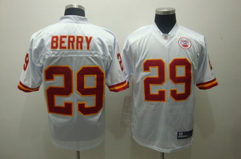 Cheap Kansas City Chiefs 29 Eric Berry White Jerseys With AFL 50th Patch For Sale