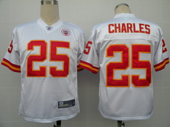 Kansas Ciy Chiefs 25 Jamaal Charles White Jerseys
