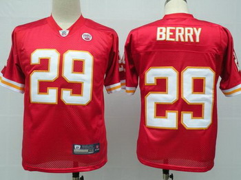 Kansas City Chiefs 29 Berry Red Jerseys