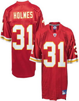 Cheap Kansas City Chiefs 31 Priest Holmes red For Sale