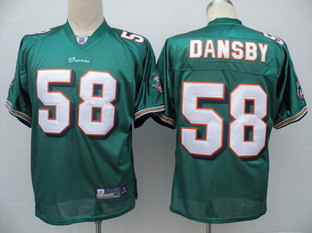 Miami Dolphins 58 Karlos Dansby Green Jerseys