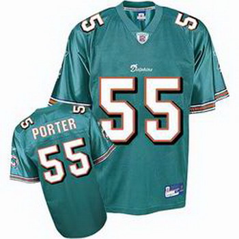 Miami Dolphins 55 Joey Porter Jerseys Team color