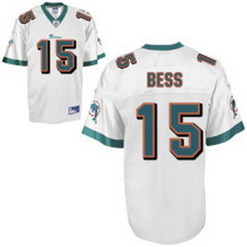 Miami Dolphins 15 bess davone Jerseys White