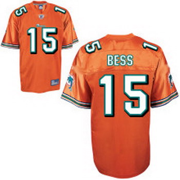 Miami Dolphins 15 bess davone Jerseys orange