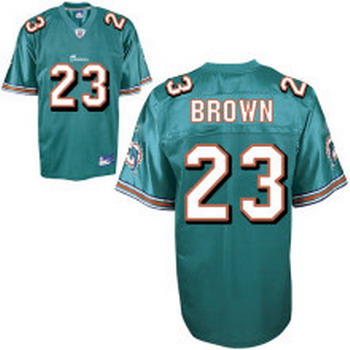 Cheap Miami Dolphins 23 Ronnie Brown Team Color For Sale