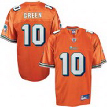 Cheap Miami Dolphins 10 Trent Green orange For Sale