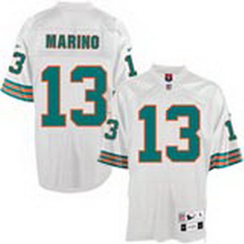 Cheap Miami Dolphins 13 Dan Marino white Throwback For Sale