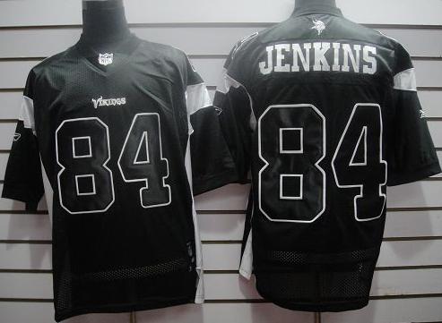 Cheap Minnesota Vikings 84 Jenkins Black NFL Jerseys For Sale
