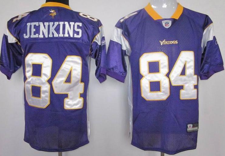 Minnesota Vikings 84 Jenkins Purple NFL Jersey