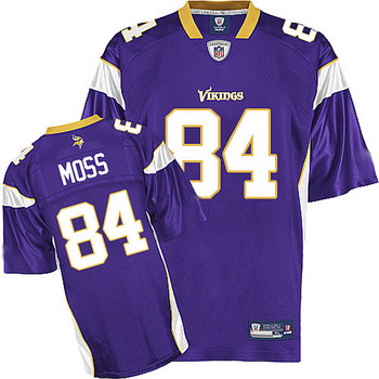Randy Moss 84 Minnesota Vikings Purple Jerseys