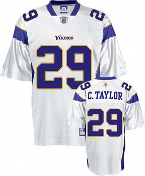 Cheap Chester Taylor Jersey White 29 Minnesota Vikings Jersey For Sale