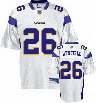 Minnesota Vikings 26 Antoine Winfield White Jersey