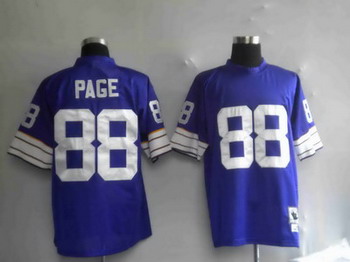 Minnesota Vikings 88 PAGE purple mitchell and ness
