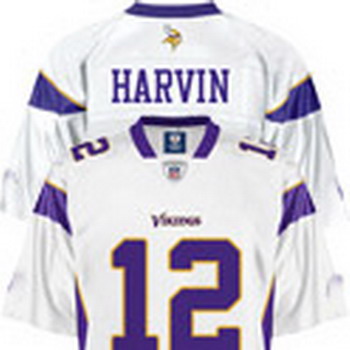 Minnesota Vikings 12 Percy Harvin white Jersey