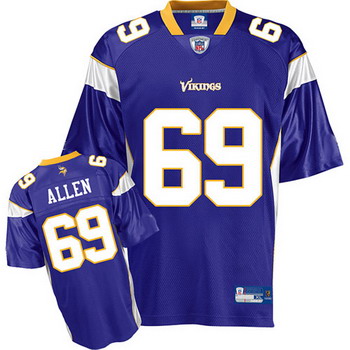Cheap Minnesota Vikings 69 Jared Allen Purpe For Sale