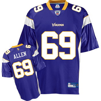 Minnesota Vikings 69 Jared Allen Purpe