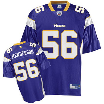 Minnesota Vikings 56 E.J. Henderson purpe