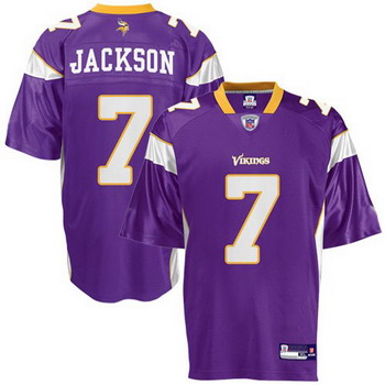 Cheap Minnesota Vikings 7 Tarvaris Jackson purpe For Sale
