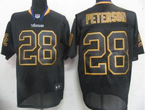 Cheap Minnesota Vikings 28 Adrian Peterson Black Field Shadow Premier Jerseys For Sale