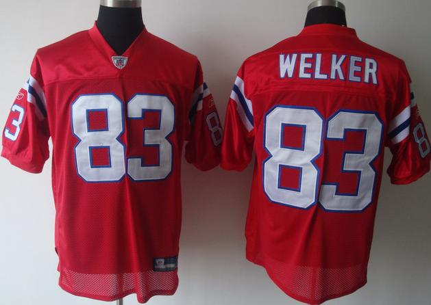 Cheap New England Patriots 83 Wes Welker Red NFL Jersey For Sale
