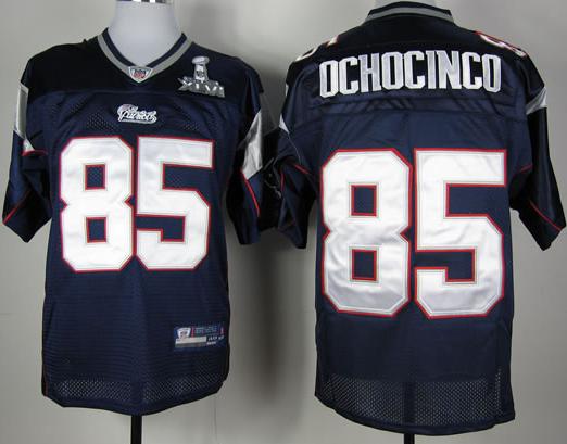 Cheap New England Patriots 85 Chad Ochocinco Blue 2012 Super Bowl XLVI NFL Jersey For Sale