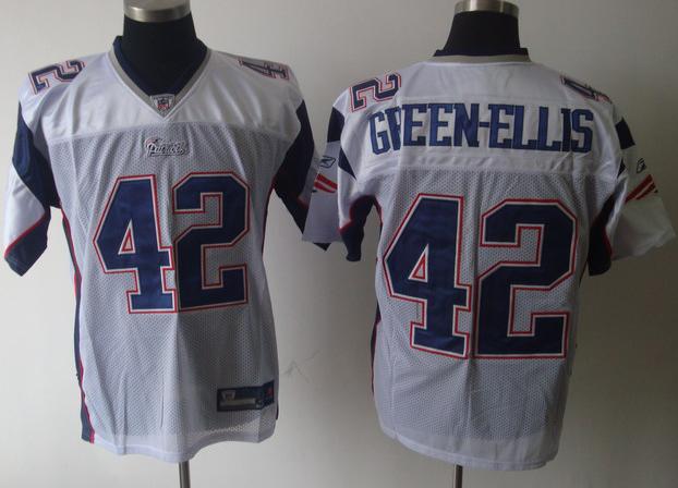 Cheap New England Patriots 42 BenJarvus Green-Ellis White NFL Jersey For Sale