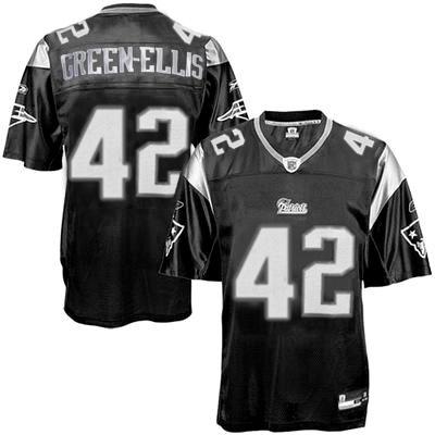 New England Patriots 42 BenJarvus Green-Ellis Black NFL Jersey