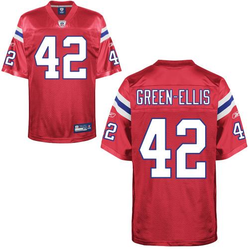 Cheap New England Patriots 42 BenJarvus Green-Ellis Red NFL Jersey For Sale