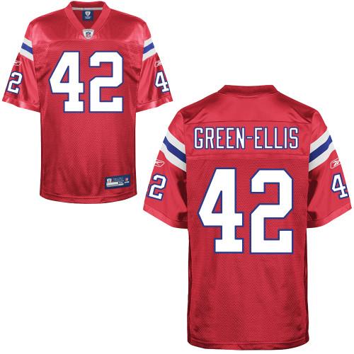 New England Patriots 42 BenJarvus Green-Ellis Red NFL Jersey