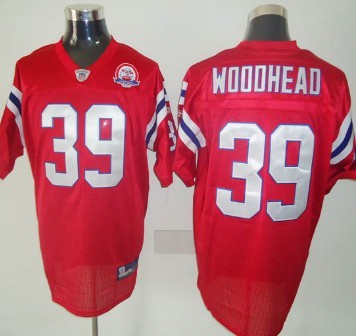New England Patriots 39 Danny Woodhead Red Jersey