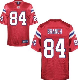 New England Patriots 84 Branch Red Jersey