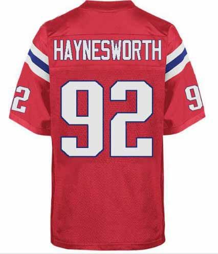 New England Patriots 92 Albert Haynesworth Red Jersey
