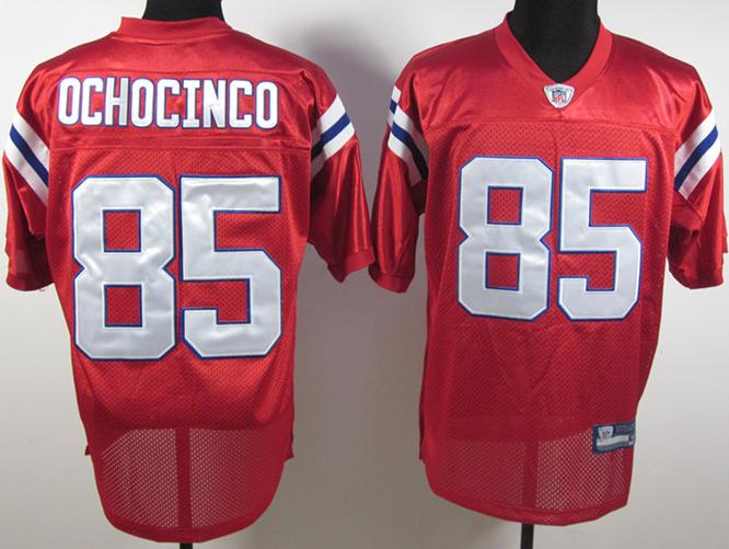 Cheap New England Patriots 85 Chad Ochocinco Red NFL Jersey For Sale