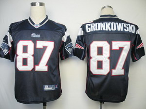 New England Patriots 87 Rob Gronkowski Blue Jerseys