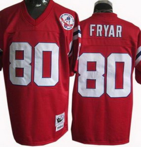 Cheap New England Patriots 80 Irving Fryar MitchellandNess 1984 Red jerseys For Sale